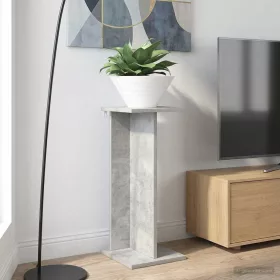    Növényállvány 2 pcs Beton Szürke 25 x 25,5 x 60,5 cm Mérnöki fa
