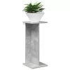 Növényállvány 2 pcs Beton Szürke 25 x 25,5 x 60,5 cm Mérnöki fa