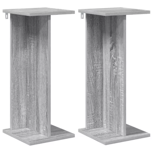  Növényállvány 2 pcs Szürke Sonoma 25 x 25,5 x 60,5 cm