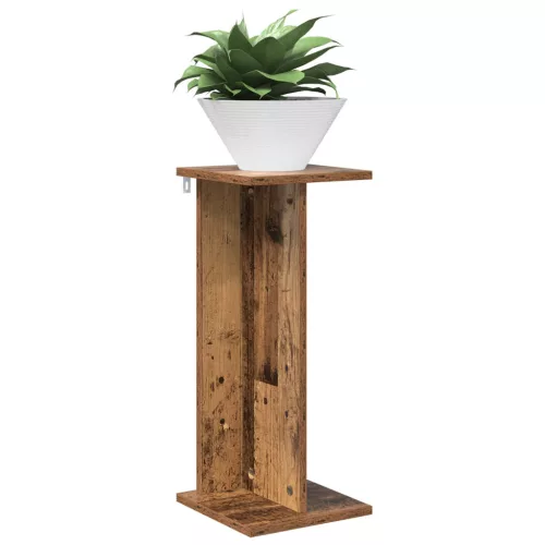  Növényállvány 2 pcs Öreg fa 25 x 25,5 x 60,5 cm Mérnöki fa