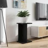  Növényállvány 2 pcs Fekete Tölgy 25 x 25,5 x 40,5 cm Mérnöki fa