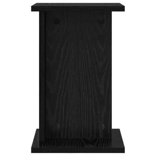  Növényállvány 2 pcs Fekete Tölgy 25 x 25,5 x 40,5 cm Mérnöki fa