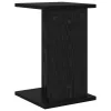  Növényállvány 2 pcs Fekete Tölgy 25 x 25,5 x 40,5 cm Mérnöki fa