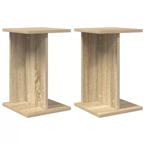  Növényállvány 2 pcs Sonoma tölgy 25 x 25,5 x 40,5 cm Mérnöki fa