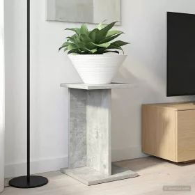   Növényállvány 2 pcs Beton Szürke 25 x 25,5 x 40,5 cm Mérnöki fa