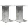  Növényállvány 2 pcs Beton Szürke 25 x 25,5 x 40,5 cm Mérnöki fa