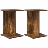  Növényállvány 2 pcs Füstölt Tölgy 25 x 25,5 x 40,5 cm