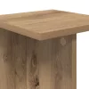  Növényállvány 2 pcs Kézműves Tölgy 25 x 25,5 x 40,5 cm