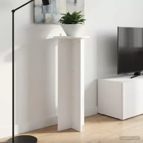  Növényállvány 2 pcs Fehér Ø40 x 100 cm Szerelt Fa