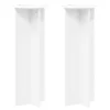  Növényállvány 2 pcs Fehér Ø40 x 100 cm Szerelt Fa