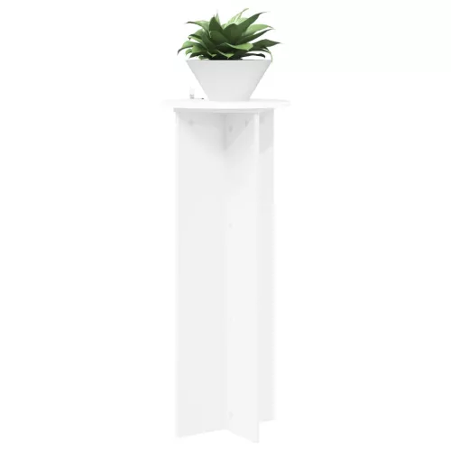  Növényállvány 2 pcs Fehér Ø40 x 100 cm Szerelt Fa
