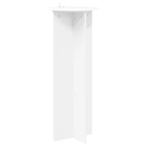  Növényállvány 2 pcs Fehér Ø40 x 100 cm Szerelt Fa