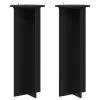  Növényállvány 2 pcs Fekete Ø40 x 100 cm Szerelt Fa