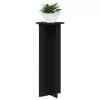  Növényállvány 2 pcs Fekete Ø40 x 100 cm Szerelt Fa
