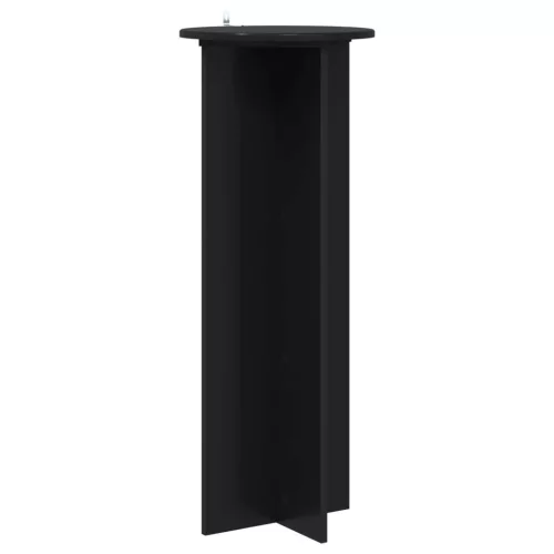  Növényállvány 2 pcs Fekete Ø40 x 100 cm Szerelt Fa