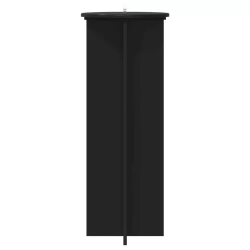  Növényállvány 2 pcs Fekete Ø40 x 100 cm Szerelt Fa