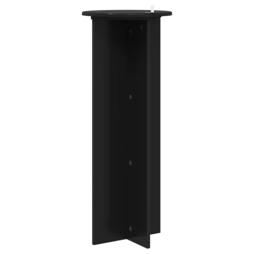  Növényállvány 2 pcs Fekete Ø40 x 100 cm Szerelt Fa