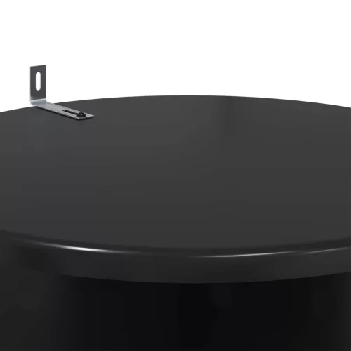  Növényállvány 2 pcs Fekete Ø40 x 100 cm Szerelt Fa