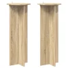  Növényállvány 2 pcs Sonoma Tölgy Ø40 x 100 cm Szerelt Fa