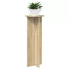  Növényállvány 2 pcs Sonoma Tölgy Ø40 x 100 cm Szerelt Fa