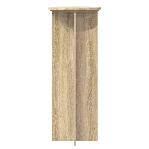  Növényállvány 2 pcs Sonoma Tölgy Ø40 x 100 cm Szerelt Fa
