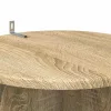  Növényállvány 2 pcs Sonoma Tölgy Ø40 x 100 cm Szerelt Fa