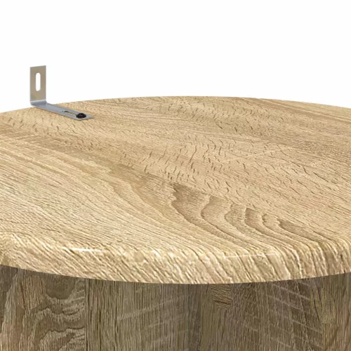  Növényállvány 2 pcs Sonoma Tölgy Ø40 x 100 cm Szerelt Fa