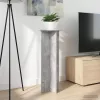  Növényállvány 2 pcs Betonszürke Ø40 x 100 cm Szerelt Fa