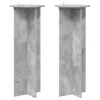 Növényállvány 2 pcs Betonszürke Ø40 x 100 cm Szerelt Fa