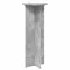  Növényállvány 2 pcs Betonszürke Ø40 x 100 cm Szerelt Fa
