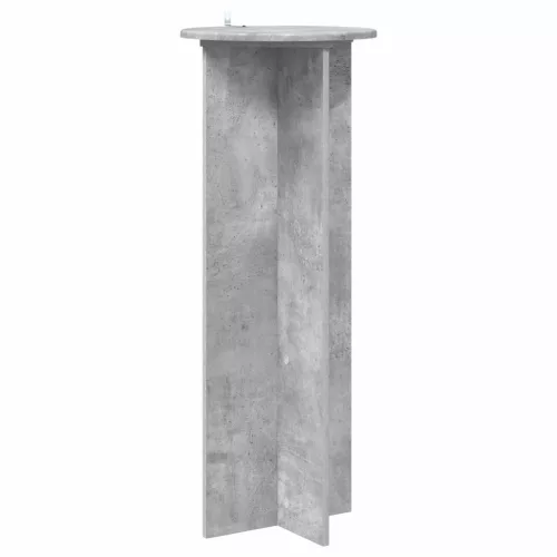  Növényállvány 2 pcs Betonszürke Ø40 x 100 cm Szerelt Fa
