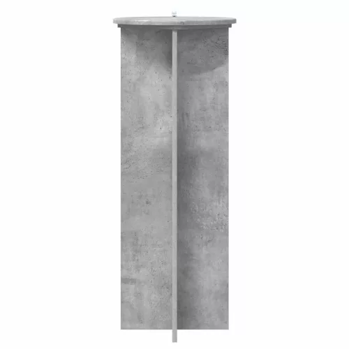  Növényállvány 2 pcs Betonszürke Ø40 x 100 cm Szerelt Fa