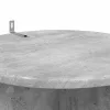  Növényállvány 2 pcs Betonszürke Ø40 x 100 cm Szerelt Fa