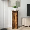  Növényállvány 2 pcs Füstös Tölgy Ø40 x 100 cm Szerelt Fa