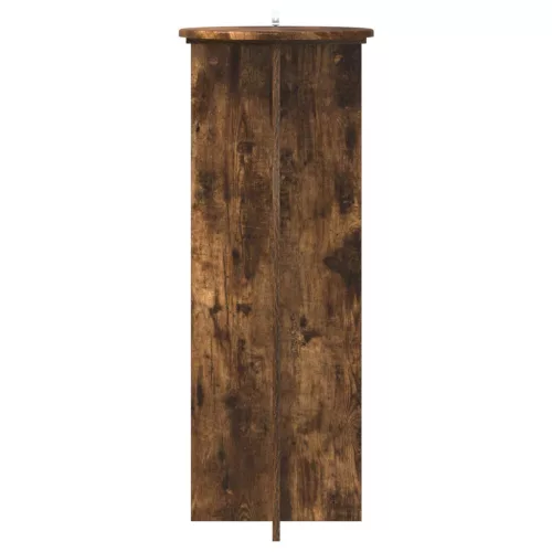  Növényállvány 2 pcs Füstös Tölgy Ø40 x 100 cm Szerelt Fa