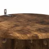  Növényállvány 2 pcs Füstös Tölgy Ø40 x 100 cm Szerelt Fa