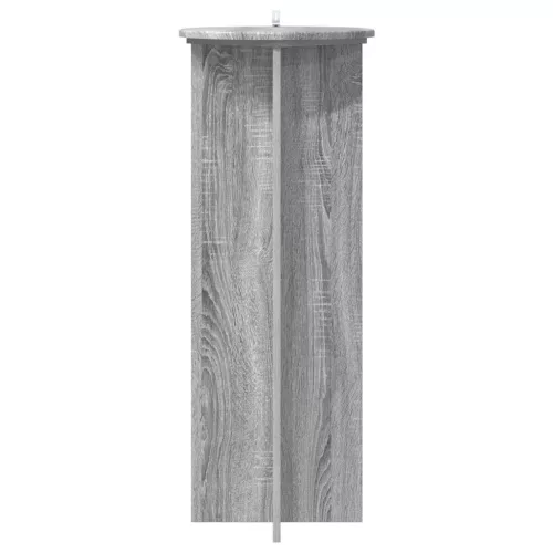  Növényállvány 2 pcs Szürke Sonoma Ø40 x 100 cm Szerelt Fa