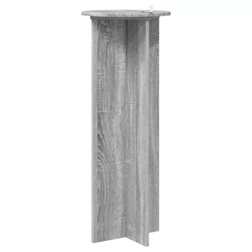  Növényállvány 2 pcs Szürke Sonoma Ø40 x 100 cm Szerelt Fa