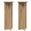  Növényállvány 2 pcs Kézműves Tölgy Ø40 x 100 cm Szerelt Fa