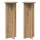  Növényállvány 2 pcs Kézműves Tölgy Ø40 x 100 cm Szerelt Fa