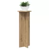  Növényállvány 2 pcs Kézműves Tölgy Ø40 x 100 cm Szerelt Fa