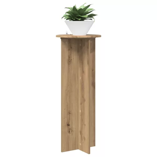  Növényállvány 2 pcs Kézműves Tölgy Ø40 x 100 cm Szerelt Fa