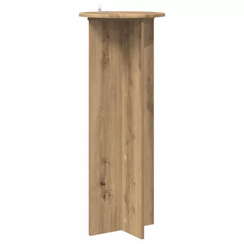  Növényállvány 2 pcs Kézműves Tölgy Ø40 x 100 cm Szerelt Fa