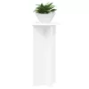  Növényállvány 2 pcs Fehér Ø40 x 80 cm Szerelt Fa