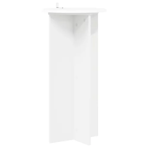  Növényállvány 2 pcs Fehér Ø40 x 80 cm Szerelt Fa