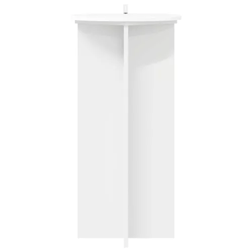  Növényállvány 2 pcs Fehér Ø40 x 80 cm Szerelt Fa