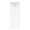  Növényállvány 2 pcs Fehér Ø40 x 80 cm Szerelt Fa