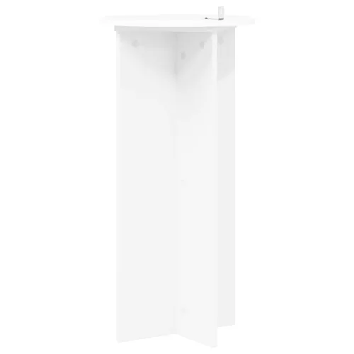  Növényállvány 2 pcs Fehér Ø40 x 80 cm Szerelt Fa