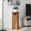  Növényállvány 2 pcs Antik Fa 40 x 40 x 80 cm Szerelt Fa