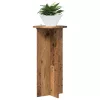  Növényállvány 2 pcs Antik Fa 40 x 40 x 80 cm Szerelt Fa